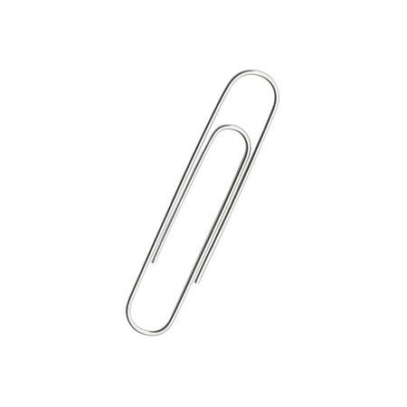 SCHOOL SMART Smooth Paper Clips, 2 Inches, Pack of 100 PK 04914